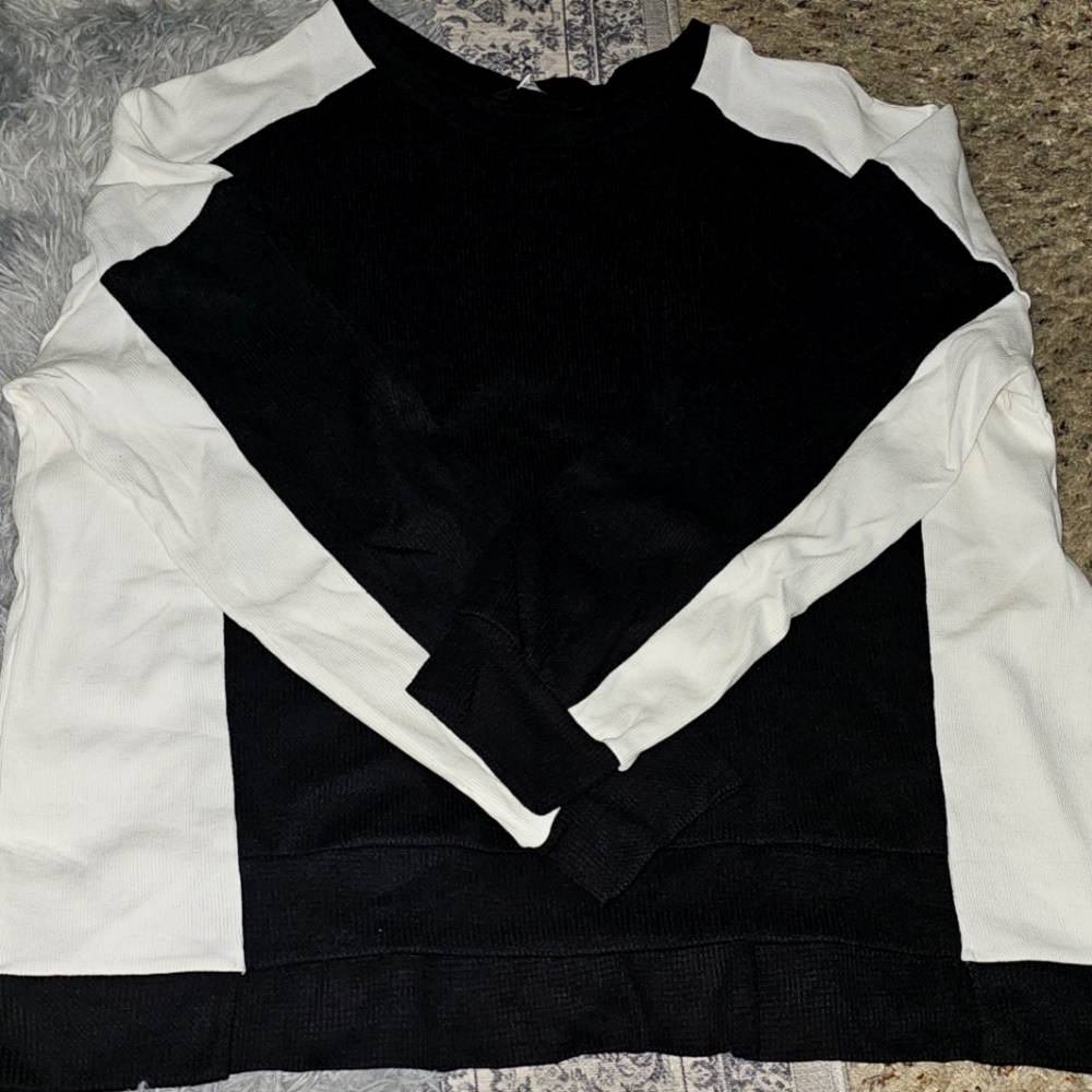 Color block sweater